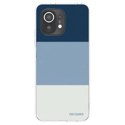 Átlátszó szilikon tok az alábbi mobiltelefonokra Xiaomi Mi 11 - Coastal Blue