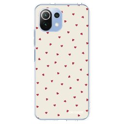 Átlátszó szilikon tok az alábbi mobiltelefonokra Xiaomi Mi 11 Lite - Little Love