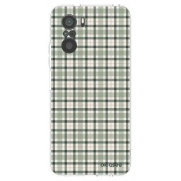 Átlátszó szilikon tok az alábbi mobiltelefonokra Xiaomi Poco F3 - Sage Tartan