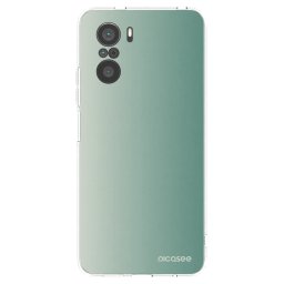 Átlátszó szilikon tok az alábbi mobiltelefonokra Xiaomi Poco F3 - Misty Sage