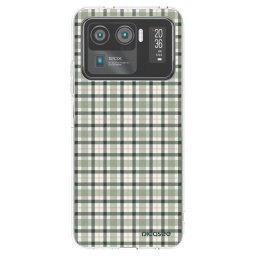 Átlátszó szilikon tok az alábbi mobiltelefonokra Xiaomi Mi 11 Ultra - Sage Tartan