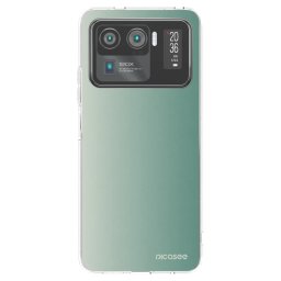 Átlátszó szilikon tok az alábbi mobiltelefonokra Xiaomi Mi 11 Ultra - Misty Sage