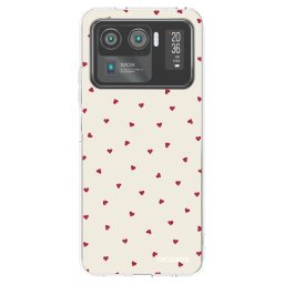 Átlátszó szilikon tok az alábbi mobiltelefonokra Xiaomi Mi 11 Ultra - Little Love