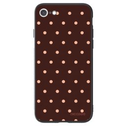 ULTIMATE CASE Apple iPhone SE 2020 - készülékre - Peach Dots & Chocolate