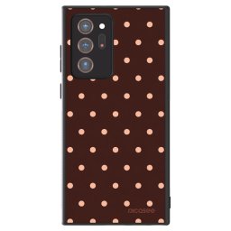 ULTIMATE CASE Samsung Galaxy Note 20 Ultra - készülékre - Peach Dots & Chocolate