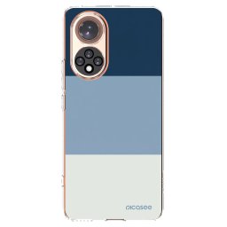 Átlátszó szilikon tok az alábbi mobiltelefonokra Huawei Nova 9 - Coastal Blue
