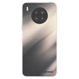 Átlátszó szilikon tok az alábbi mobiltelefonokra Huawei Nova 8i - Smoky Beige