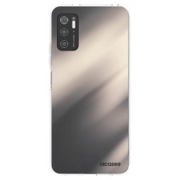 Átlátszó szilikon tok az alábbi mobiltelefonokra Xiaomi Poco M3 Pro 5G - Smoky Beige