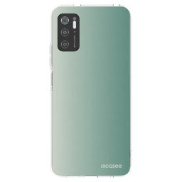 Átlátszó szilikon tok az alábbi mobiltelefonokra Xiaomi Poco M3 Pro 5G - Misty Sage