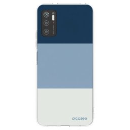 Átlátszó szilikon tok az alábbi mobiltelefonokra Xiaomi Poco M3 Pro 5G - Coastal Blue