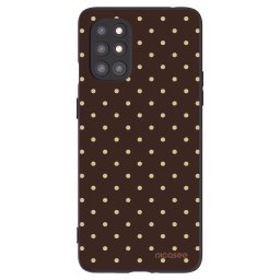 Fekete szilikon tok az alábbi mobiltelefonokra OnePlus 8T - Vanilla Dots & Chocolate