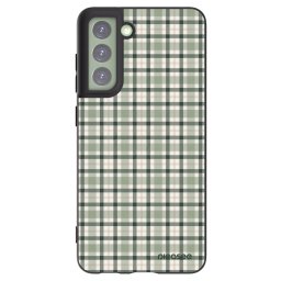 Fekete szilikon tok az alábbi mobiltelefonokra Samsung Galaxy S21 FE 5G - Sage Tartan