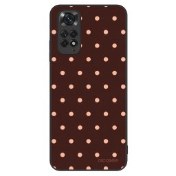 ULTIMATE CASE Xiaomi Redmi Note 11 - készülékre - Peach Dots & Chocolate