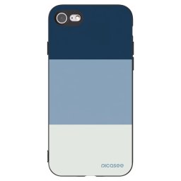Fekete szilikon tok az alábbi mobiltelefonokra Apple iPhone SE 2022 - Coastal Blue