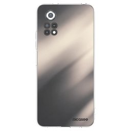 Átlátszó szilikon tok az alábbi mobiltelefonokra Xiaomi Poco X4 Pro 5G - Smoky Beige