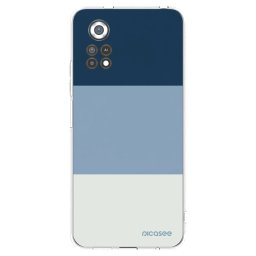 Átlátszó szilikon tok az alábbi mobiltelefonokra Xiaomi Poco X4 Pro 5G - Coastal Blue