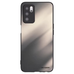 Fekete szilikon tok az alábbi mobiltelefonokra OPPO A16s - Smoky Beige