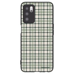 Fekete szilikon tok az alábbi mobiltelefonokra OPPO A16s - Sage Tartan