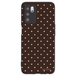 Fekete szilikon tok az alábbi mobiltelefonokra OPPO A16s - Vanilla Dots & Chocolate