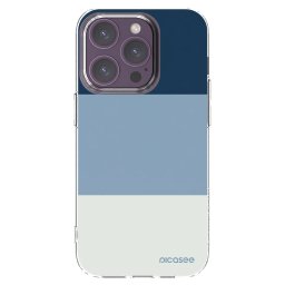 Átlátszó szilikon tok az alábbi mobiltelefonokra Apple iPhone 14 Pro - Coastal Blue