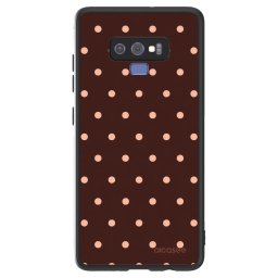 ULTIMATE CASE Samsung Galaxy Note 9 N960F - készülékre - Peach Dots & Chocolate