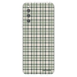 Átlátszó szilikon tok az alábbi mobiltelefonokra Sony Xperia 10 IV 5G - Sage Tartan