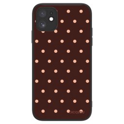 ULTIMATE CASE MagSafe Apple iPhone 11 - készülékre - Peach Dots & Chocolate