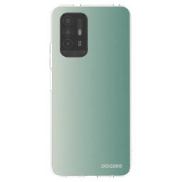 Átlátszó szilikon tok az alábbi mobiltelefonokra OPPO A94 5G - Misty Sage