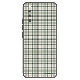 Fekete szilikon tok az alábbi mobiltelefonokra Sony Xperia 10 III - Sage Tartan
