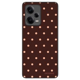 ULTIMATE CASE Xiaomi Redmi Note 12 Pro 5G - készülékre - Peach Dots & Chocolate