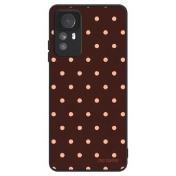 ULTIMATE CASE Xiaomi Redmi Note 12S - készülékre - Peach Dots & Chocolate