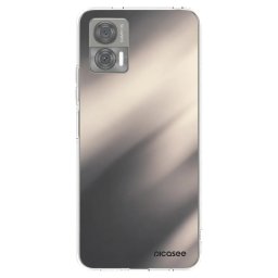 Átlátszó szilikon tok az alábbi mobiltelefonokra Motorola Edge 30 Neo - Smoky Beige