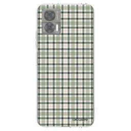 Átlátszó szilikon tok az alábbi mobiltelefonokra Motorola Edge 30 Neo - Sage Tartan