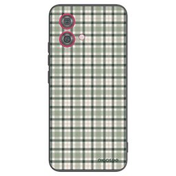 Fekete szilikon tok az alábbi mobiltelefonokra Motorola Moto G84 5G - Sage Tartan