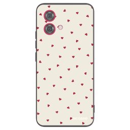 Fekete szilikon tok az alábbi mobiltelefonokra Motorola Moto G84 5G - Little Love