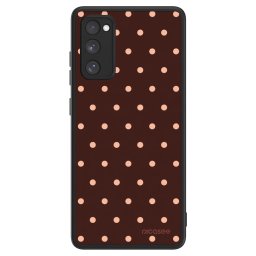 ULTIMATE CASE PowerShare Samsung Galaxy S20 FE - készülékre - Peach Dots & Chocolate