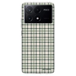 Átlátszó szilikon tok az alábbi mobiltelefonokra Xiaomi Poco X6 Pro - Sage Tartan