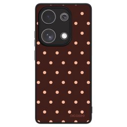 ULTIMATE CASE Xiaomi Redmi Note 13 Pro 4G - készülékre - Peach Dots & Chocolate