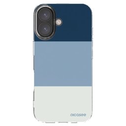 Átlátszó szilikon tok az alábbi mobiltelefonokra Apple iPhone 16 - Coastal Blue