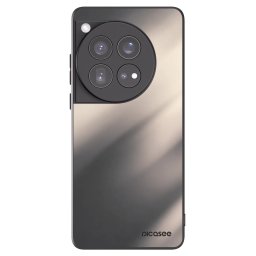 Fekete szilikon tok az alábbi mobiltelefonokra OnePlus 12 5G - Smoky Beige