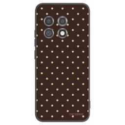 Fekete szilikon tok az alábbi mobiltelefonokra OnePlus 11 5G - Vanilla Dots & Chocolate