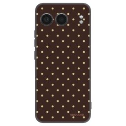 Fekete szilikon tok az alábbi mobiltelefonokra OnePlus Nord 4 - Vanilla Dots & Chocolate