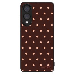 ULTIMATE CASE Samsung Galaxy S25 Edge 5G - készülékre - Peach Dots & Chocolate