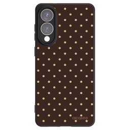 Fekete szilikon tok az alábbi mobiltelefonokra Samsung Galaxy S25 Edge 5G - Vanilla Dots & Chocolate
