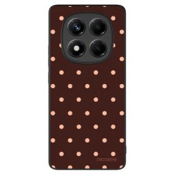 ULTIMATE CASE Xiaomi Redmi Note 14 Pro 4G - készülékre - Peach Dots & Chocolate