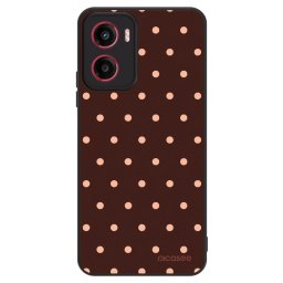 ULTIMATE CASE Motorola Moto G05 - készülékre - Peach Dots & Chocolate