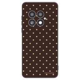 Fekete szilikon tok az alábbi mobiltelefonokra OnePlus 13 5G - Vanilla Dots & Chocolate