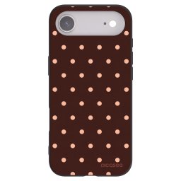 Fekete szilikon tok az alábbi mobiltelefonokra Apple iPhone Air - Peach Dots & Chocolate
