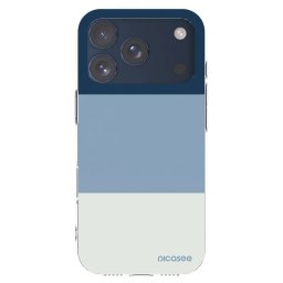 Átlátszó szilikon tok az alábbi mobiltelefonokra Apple iPhone 17 Pro - Coastal Blue