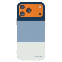 Átlátszó szilikon tok az alábbi mobiltelefonokra Apple iPhone 17 Pro Max - Coastal Blue
